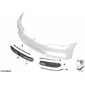 BMW Grille - Genuine BMW 51117488727