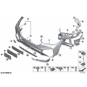 BMW Bumper Trim - Genuine BMW 51117497174