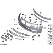 BMW Grille Center (M) - Genuine BMW 51117898167