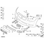 BMW Bracket Pdc Front Exterior Right (M) - Genuine BMW 51118044382