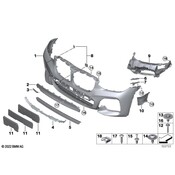 BMW Flap Towing Eye Primed - Genuine BMW 51117202079