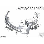BMW Parking Aid Sensor Housing - Genuine BMW 51118069241