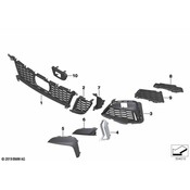 BMW Fog Light Trim - Genuine BMW 51118069371