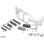 BMW Grille - Genuine BMW 51118069439