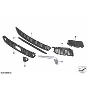 BMW Grille - Genuine BMW 51118069709