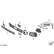 BMW Grille - Genuine BMW 51118069946