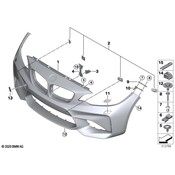 BMW Tow Eye Cap - Genuine BMW 51118073508