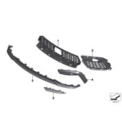 BMW Grille Molding - Genuine BMW 51118074888