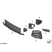 BMW Brake Air Duct - Genuine BMW 51118075905