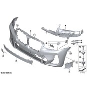 BMW Bumper Cover Bracket - Genuine BMW 51118081895