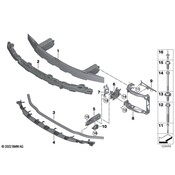 BMW Bumper Carrier - Genuine BMW 51118082152
