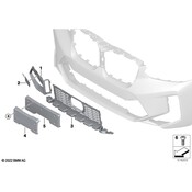 BMW Tow Eye Cap - Genuine BMW 51118082775