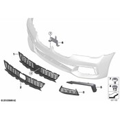 BMW Grille - Genuine BMW 51118092154