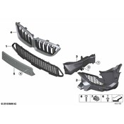 BMW Grille - Genuine BMW 51118097500