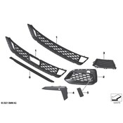 BMW Grille - Genuine BMW 51118098684
