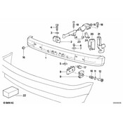BMW Covering Left - Genuine BMW 51118102973