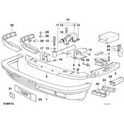 BMW Trim Panel Right - Genuine BMW 51118114366