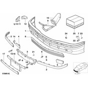 BMW Open Grid (Sw Seidenmatt) - Genuine BMW 51118222443