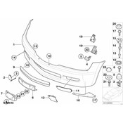 BMW Covering Right - Genuine BMW 51118412360