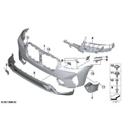 BMW Bumper Cover Bracket - Genuine BMW 51119451140