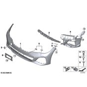 BMW Parking Aid Sensor Bracket - Genuine BMW 51119879746