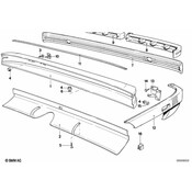 BMW Covering Left - Genuine BMW 51121869749