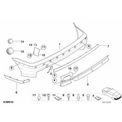 BMW Insert (M Technic) - Genuine BMW 51122269489