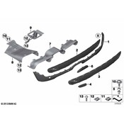 MINI Bumper Cover Spacer Panel - Genuine MINI 51122752400