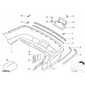 BMW Bumper Trim - Genuine BMW 51127005938