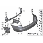 BMW Locator Pdc Sensor Rear (Pdc) - Genuine BMW 51127181453