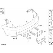BMW Cover Cycle Rack Primed Left - Genuine BMW 51127206861