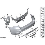 BMW Trim Panel Finisher (M) - Genuine BMW 51127207056