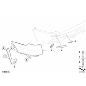 BMW Decorative Trim Left (M) - Genuine BMW 51127210539
