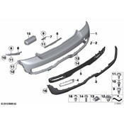 MINI Bumper Trim - Genuine MINI 51127260591