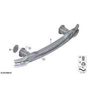 BMW Carrier Bumper Rear (Us) (328i GT xDrive 335i GT xDrive) - Genuine BMW 51127294891