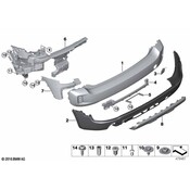 Mini Tow Eye Cap - Genuine Mini 51127389350