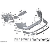 BMW Tow Eye Cap - Genuine BMW 51127425478