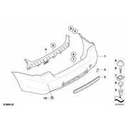 BMW Flap Towing Eye Primed (M) - Genuine BMW 51127891280