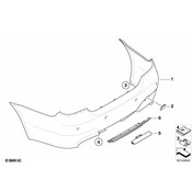 BMW Tow Eye Cap - Genuine BMW 51127898121