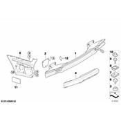 BMW Carrier Bumper Rear (M) (M3) - Genuine BMW 51127900766