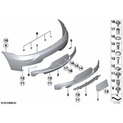 BMW Licence Plate Base (M) - Genuine BMW 51128038089