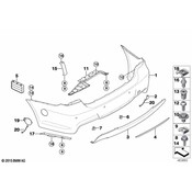 BMW Pdc Holder Inside Left - Genuine BMW 51128040169