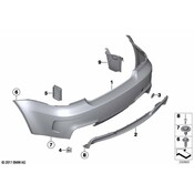 BMW Flap Towing Eye Primed - Genuine BMW 51128051610