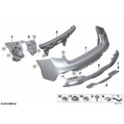 BMW Tow Eye Cap - Genuine BMW 51128056540