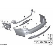 BMW Flap Towing Eye Primed (M) - Genuine BMW 51128061551