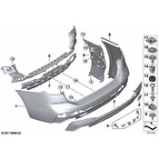 BMW Bumper Guard - Genuine BMW 51128078566