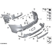BMW Parking Aid Sensor Housing - Genuine BMW 51128078841