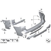 BMW Bumper Cover Reinforcement - Genuine BMW 51128081849