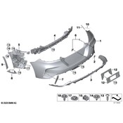 BMW Bumper Trim - Genuine BMW 51128089721