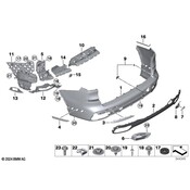 BMW Tow Eye Cap - Genuine BMW 51128092881